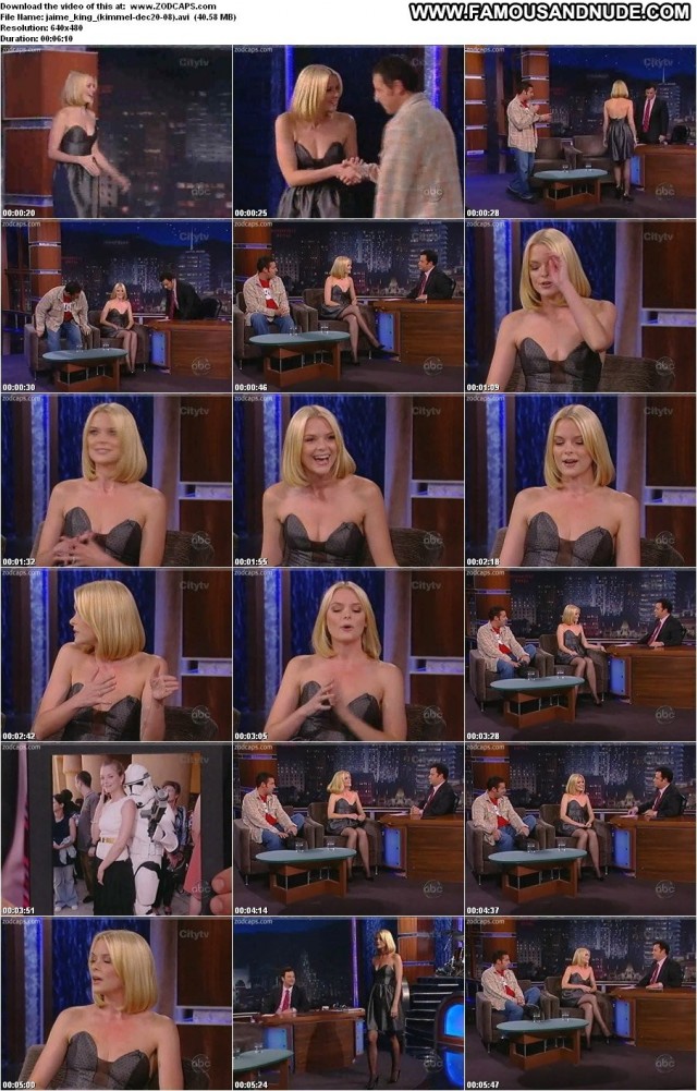 Jaime King Jimmy Kimmel Live Hot Medium Tits Beautiful Celebrity Doll
