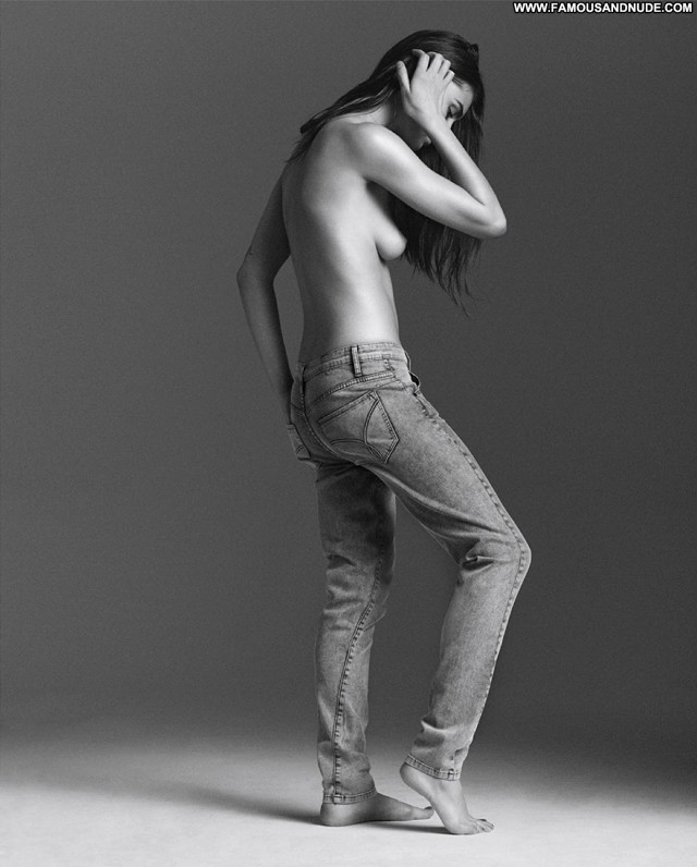 Marine Deleeuw No Source French Beautiful Model Topless Posing Hot