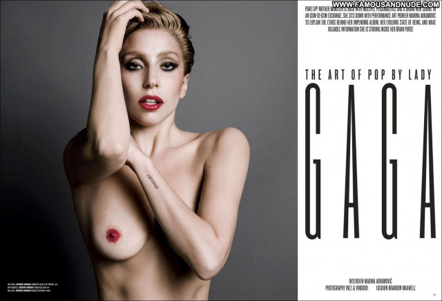Lady Gaga V Magazine Magazine American Celebrity Posing Hot Beautiful