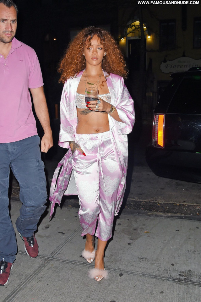 Rihanna New York Paparazzi Fashion See Through Celebrity American