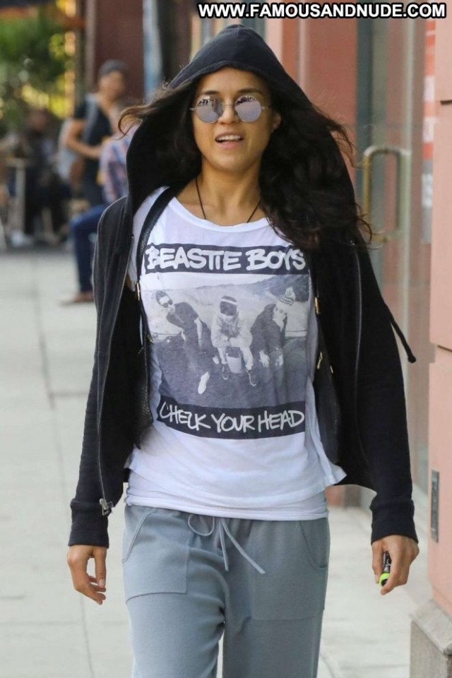 Michelle Rodriguez Beverly Hills Beautiful Posing Hot Babe Paparazzi