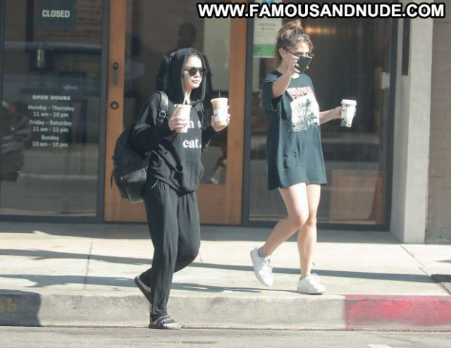 Vanessa Hudgens Beverly Hills Beautiful Celebrity Paparazzi Posing