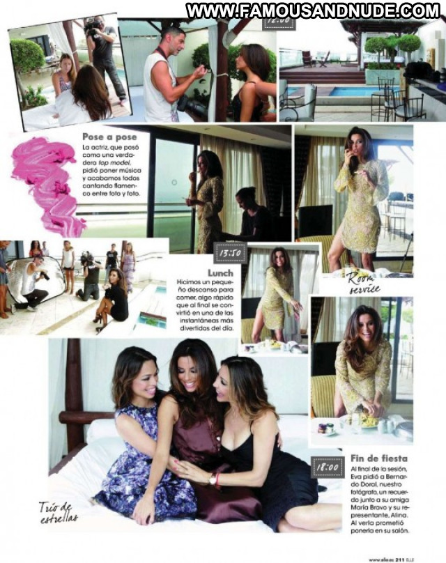 Eva Longoria Elle Spain Paparazzi Magazine Spain Spa Celebrity