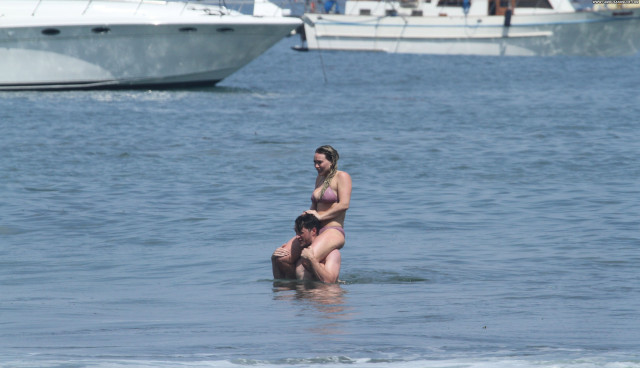 Hilary Duff The Beach In Malibu Beautiful Actress Posing Hot