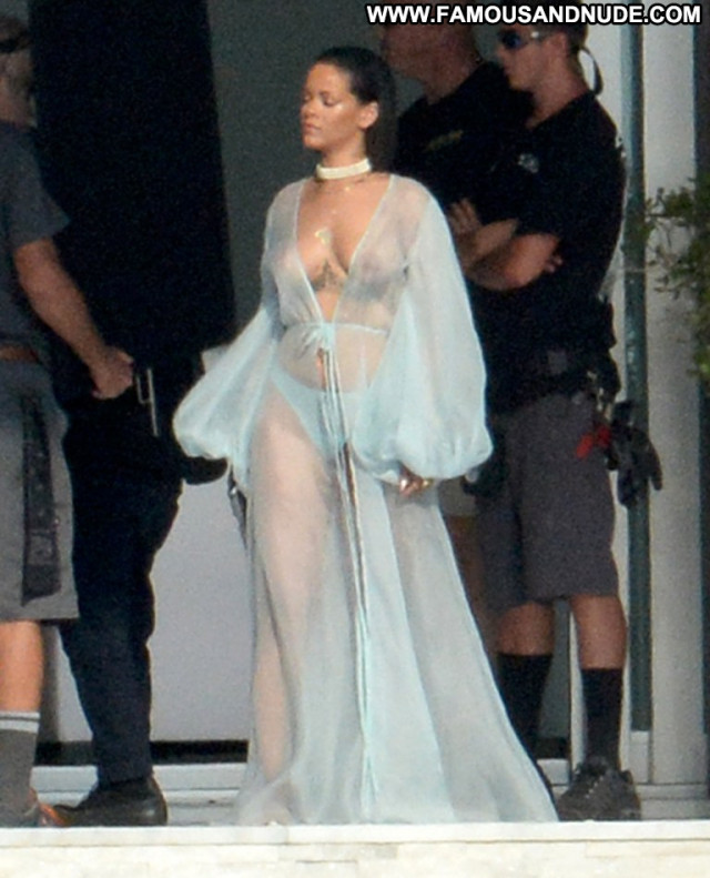 Rihanna Topless Photoshoot Beautiful Posing Hot Celebrity Babe