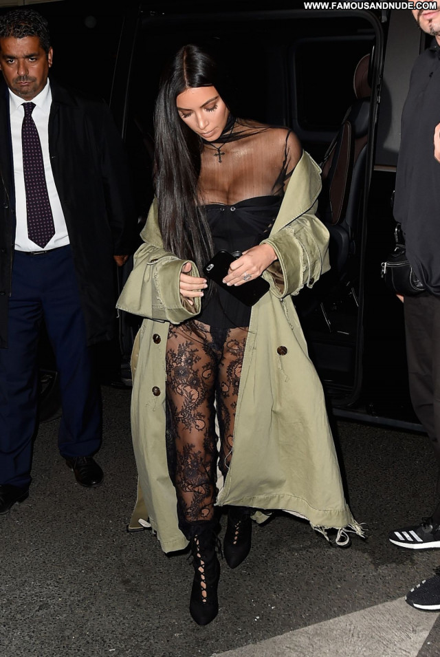 Kim Kardashian Babe Beautiful Celebrity See Through American Panties