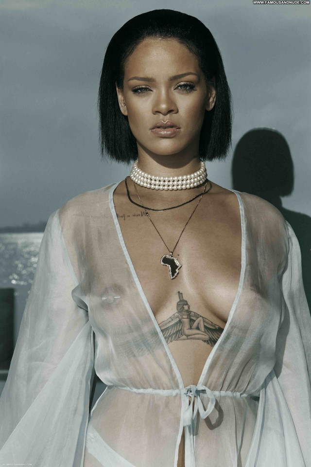 Rihanna Posing Hot Celebrity Fashion See Through Singer Beautiful