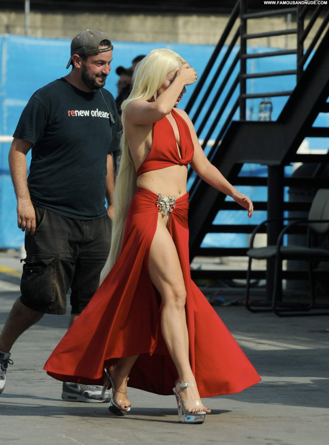 Lady Gaga No Source Panties Hollywood Singer Horror Beautiful Posing