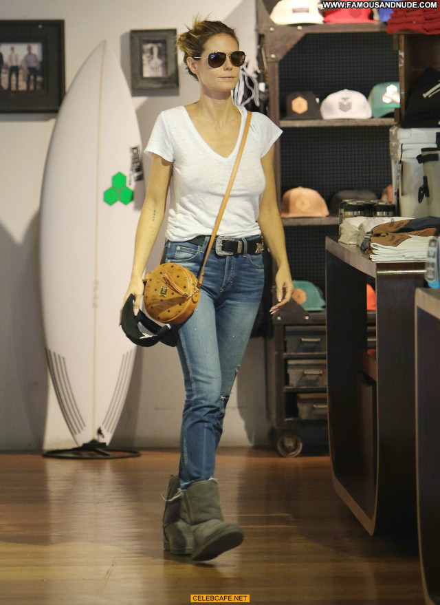 Heidi Klum No Source Nude Posing Hot Beautiful Celebrity Shopping
