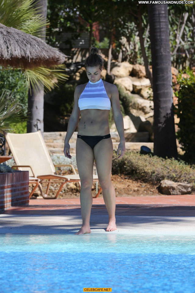 Gemma Atkinson No Source Poolside Beautiful Babe Bikini Celebrity