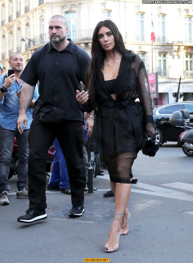 Kim Kardashian No Source Celebrity Posing Hot Ass Babe Paris Beautiful