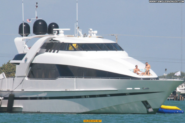 Joanna Krupa No Source  Topless Posing Hot Babe Beautiful Yacht