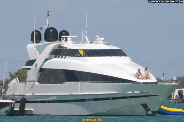 Joanna Krupa No Source  Beautiful Posing Hot Celebrity Yacht Toples