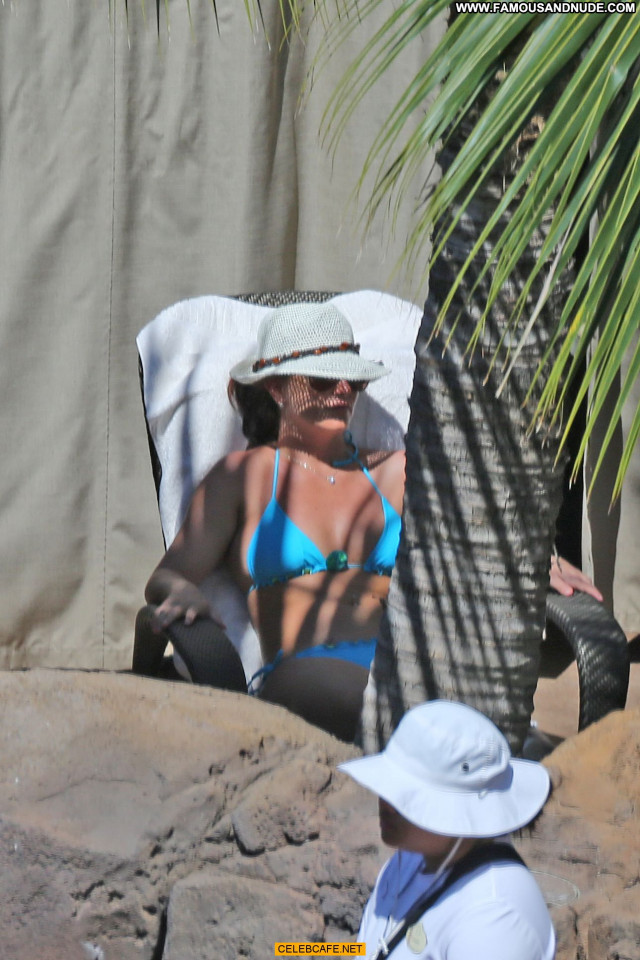 Britney Spears No Source Celebrity Posing Hot Hawaii Bikini Beautiful