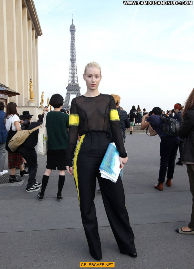 Iggy Azalea Fashion Show Fashion Posing Hot Paris Beautiful See