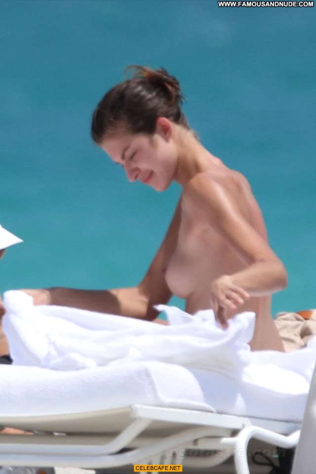 Yaya Kosikova The Beach Beautiful Celebrity Babe Topless Posing Hot