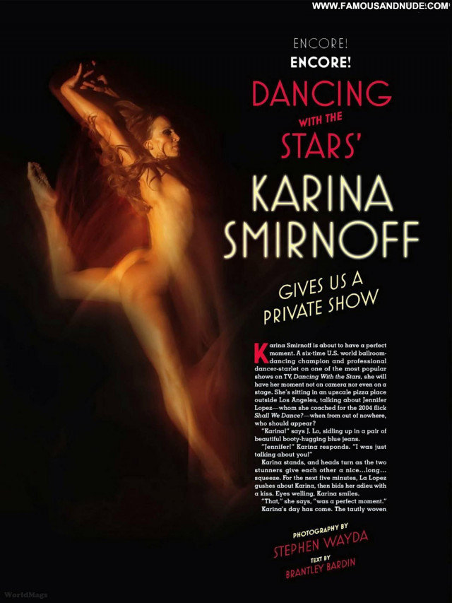Karina Smirnoff Dancing With The Stars Dancing Hot Big Tits Breasts