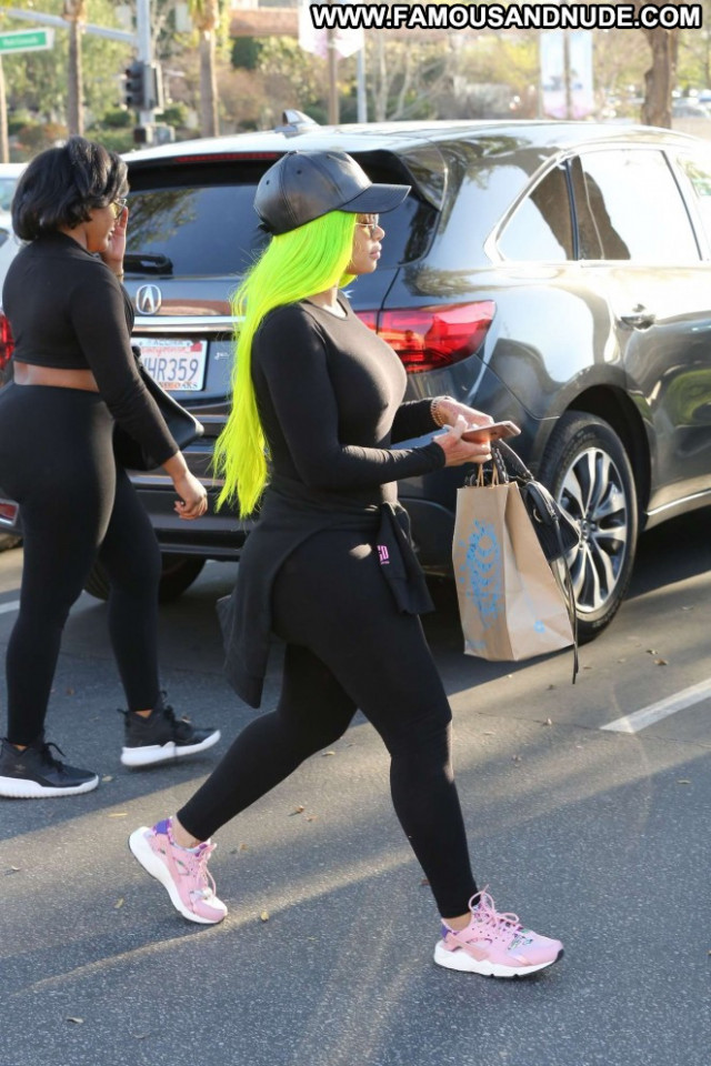 Blac Chyna Los Angeles Angel Paparazzi Babe Posing Hot Los Angeles