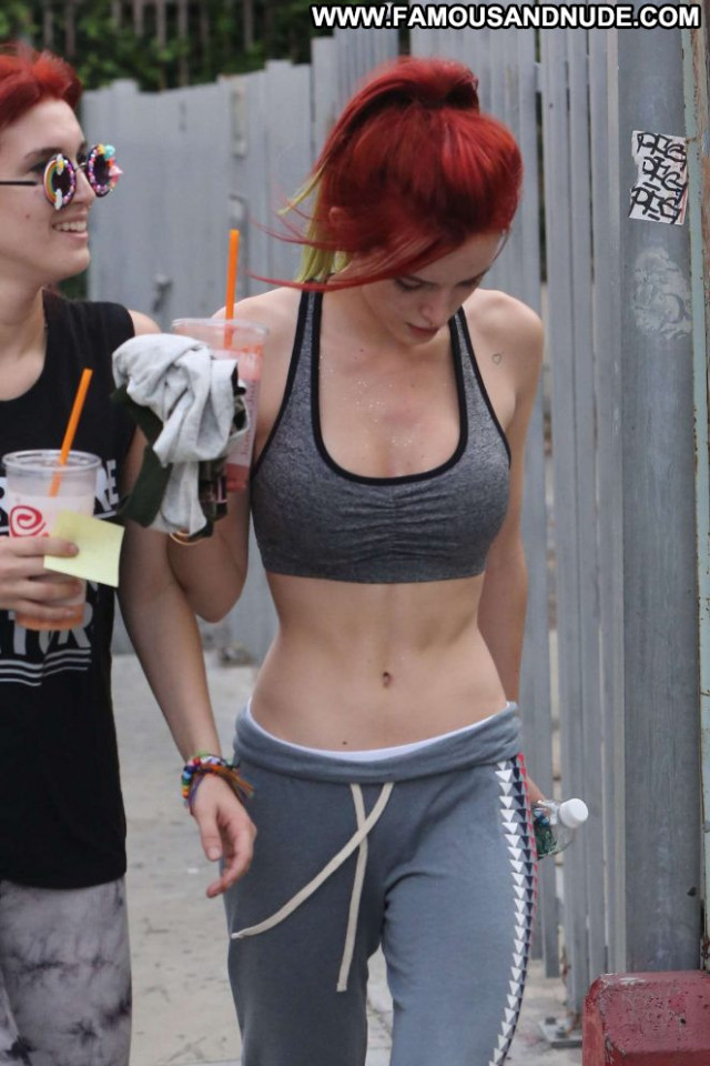 Bella Thorne Paparazzi Gym Babe Posing Hot Hollywood Celebrity