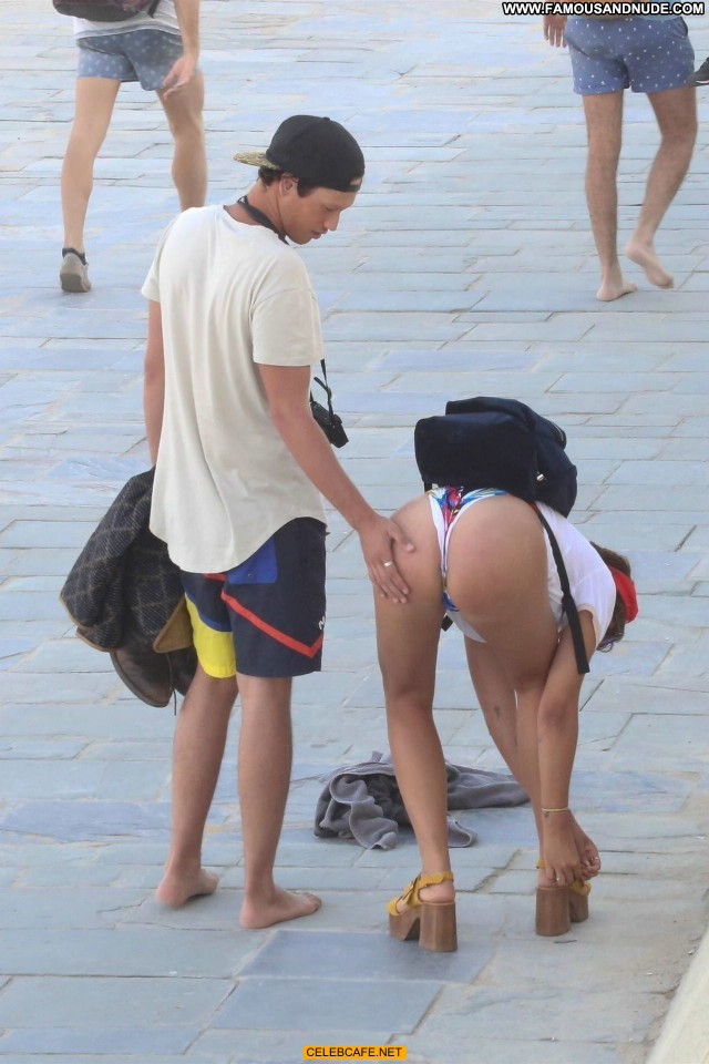 Jackie Cruz No Source Celebrity Sideboob Posing Hot Beach Ass Babe