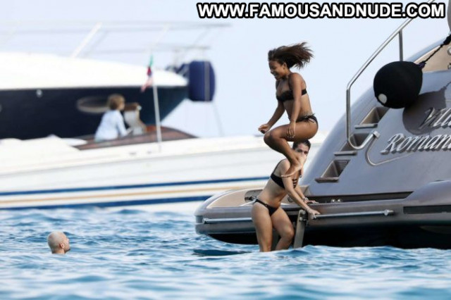 Christina Milian No Source  Yacht Candid Babe Bikini Posing Hot