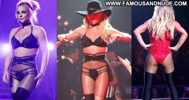 Britney Spears Las Vegas Stage International Teen Babe Posing Hot