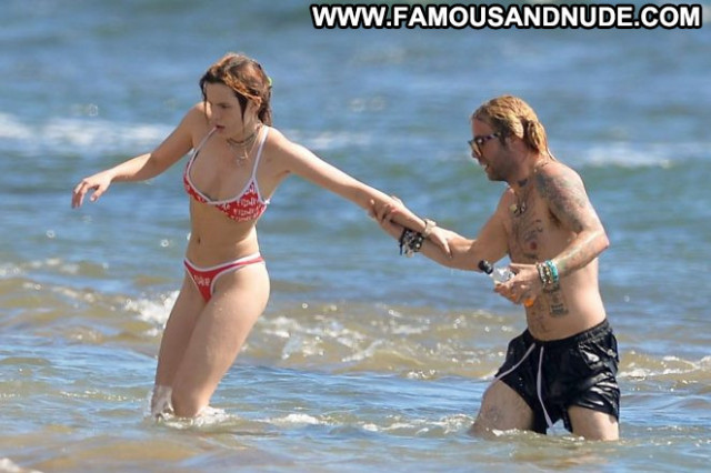 Bella Thorne In Bikini The Beach Beautiful Celebrity Bikini Beach