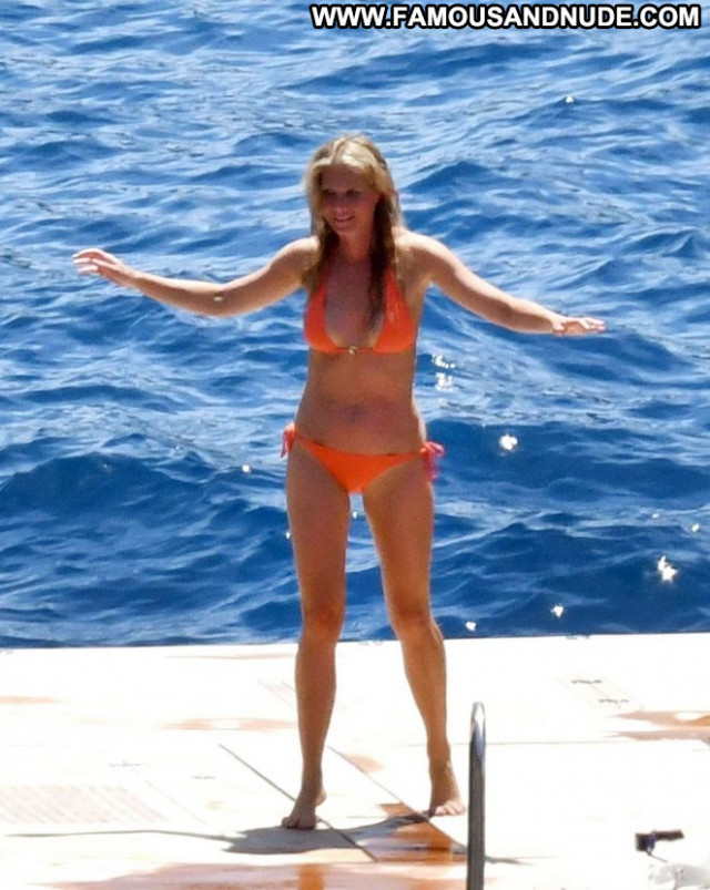 Gwyneth Paltrow No Source Babe Orange Paparazzi Bikini Beautiful