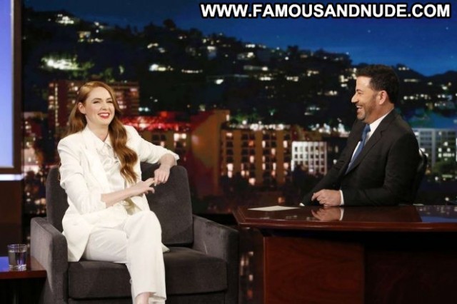 Karen Gillan Jimmy Kimmel Live Celebrity Beautiful Hollywood Babe