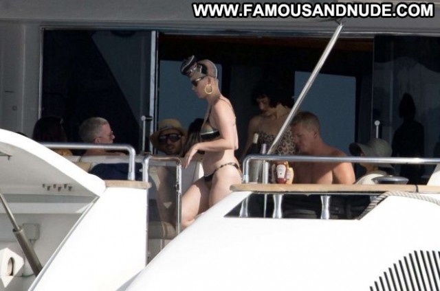 Katy Perry No Source Babe Bikini Posing Hot Celebrity Yacht Beautiful