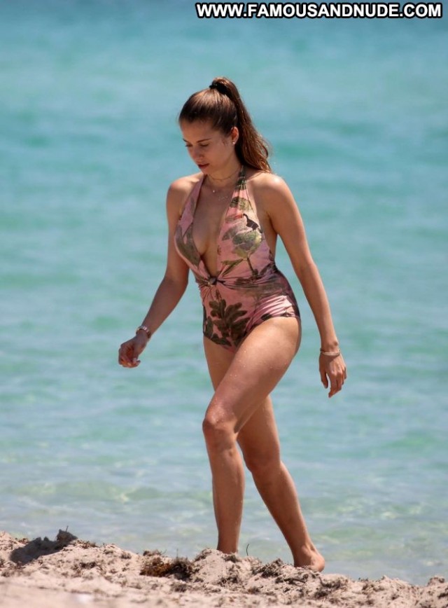 Cathy Hummels The Beach Swimsuit Paparazzi Celebrity Babe Beautiful