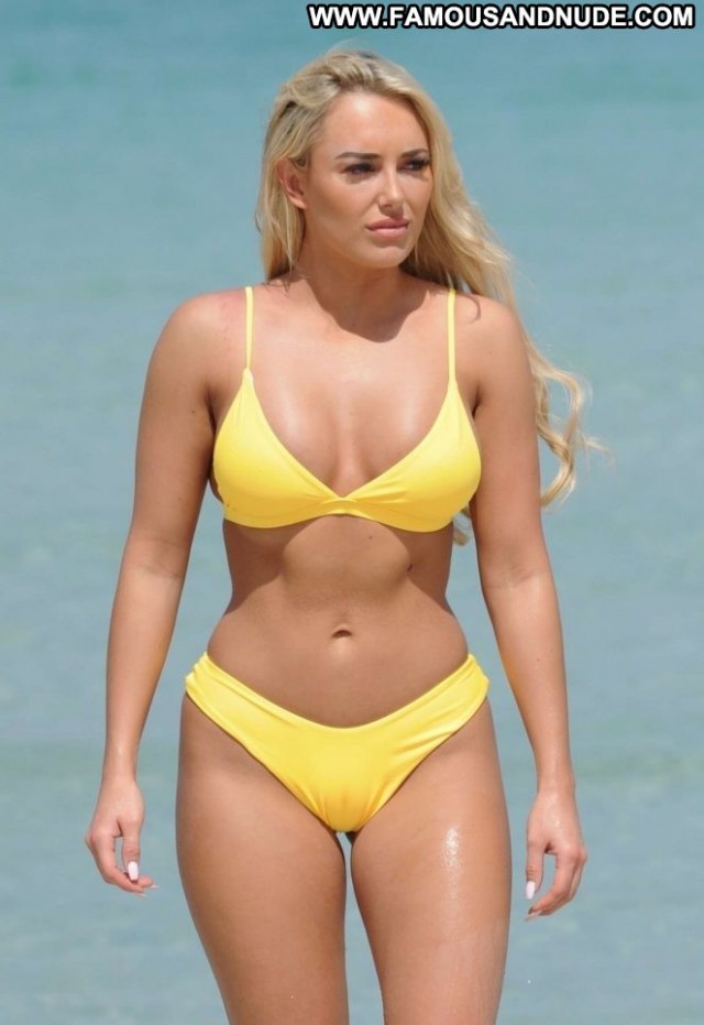 Amber Turner The Beach Posing Hot Paparazzi Beach Babe Bikini