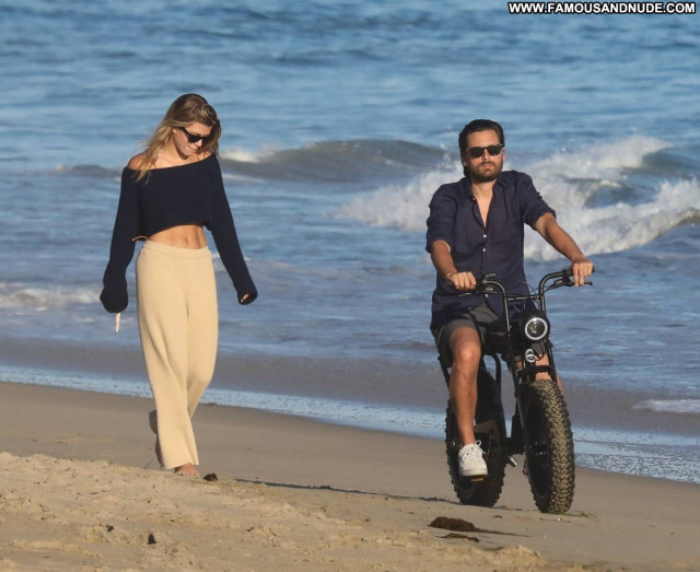 Scott Disick The Beach In Malibu Babe Posing Hot Paparazzi Beautiful