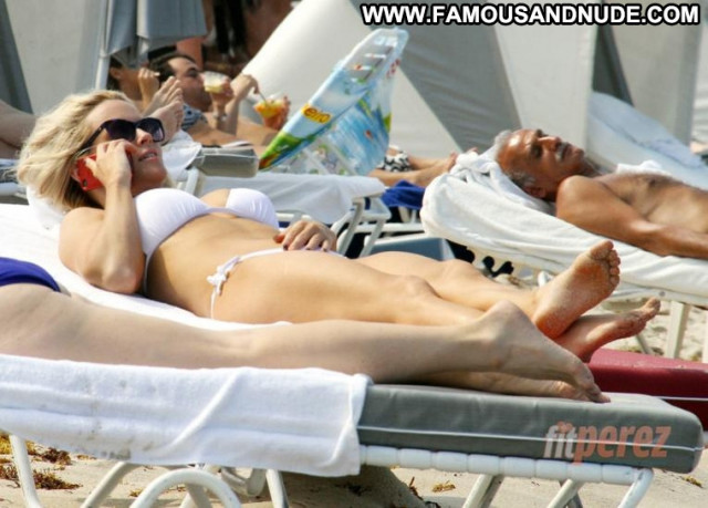 Jenny Mccarthy Miami Beach Posing Hot Paparazzi Bikini Babe Beach