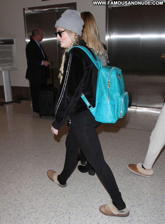 Meghan Trainor Lax Airport Los Angeles Paparazzi Celebrity Babe Angel