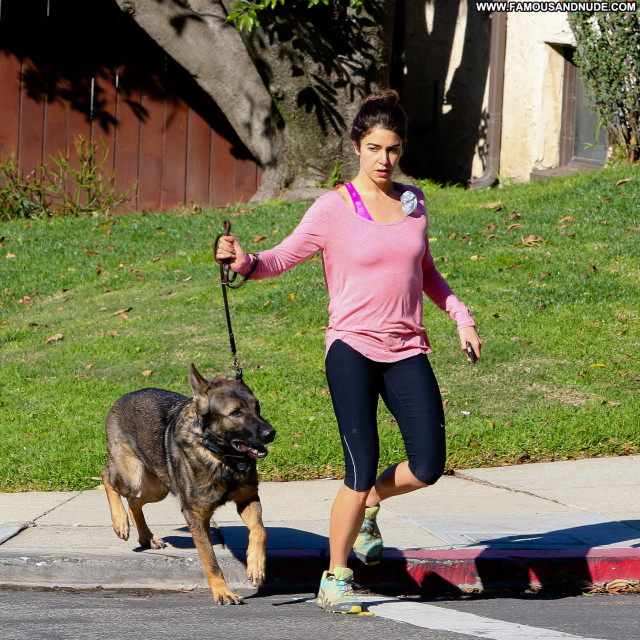 Nikki Reed No Source  Paparazzi Babe Jogging Celebrity Beautiful