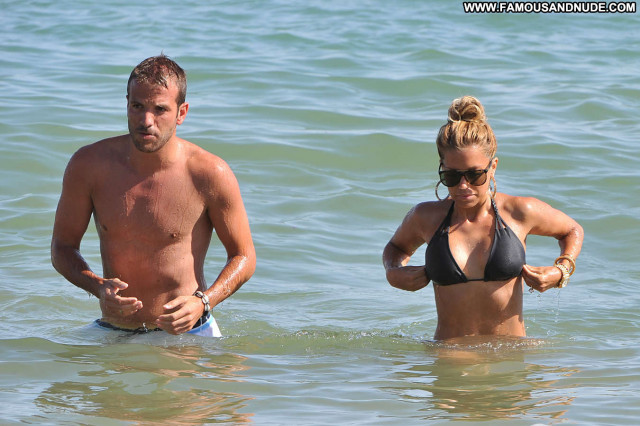 Sylvie Van Der Vaart The Beach Beautiful Posing Hot Celebrity Beach