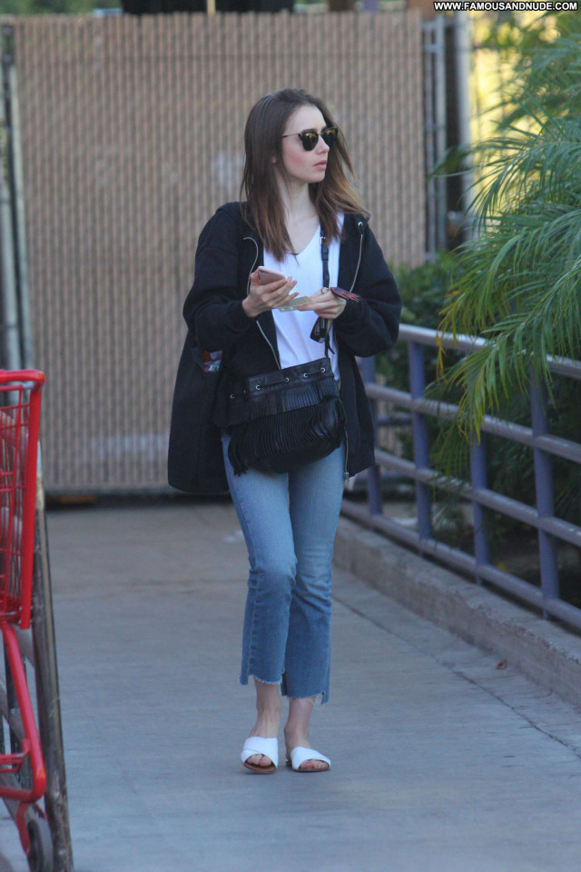 Lily Collins West Hollywood Beautiful Posing Hot Babe West Hollywood