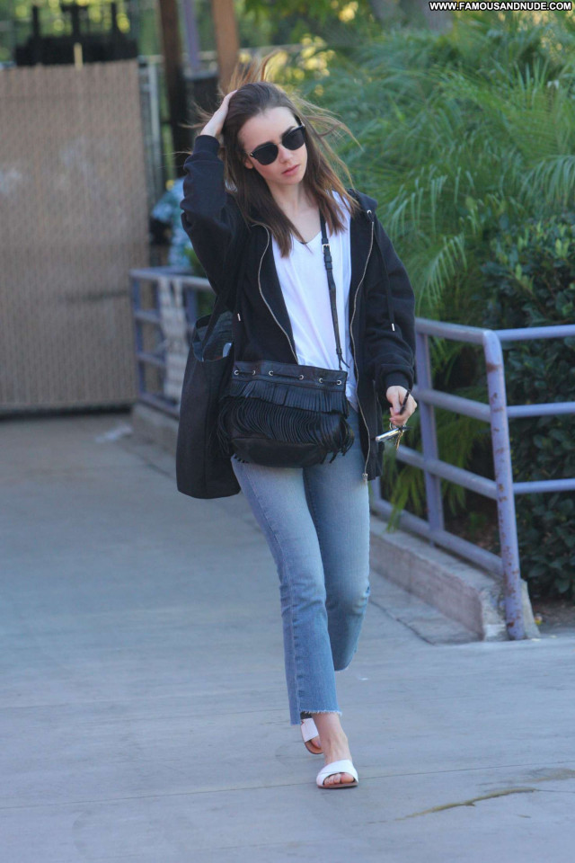 Lily Collins West Hollywood West Hollywood Celebrity Paparazzi